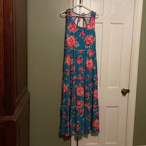 Matilda Jane sleeveless maxi dress size L